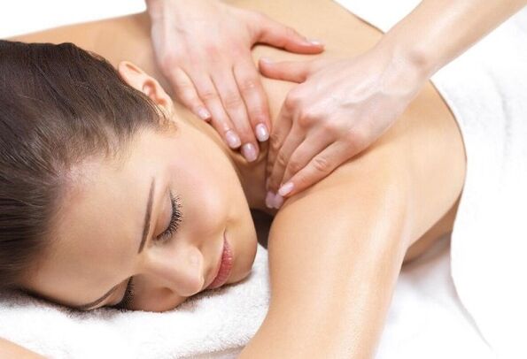 Massage of the collar region