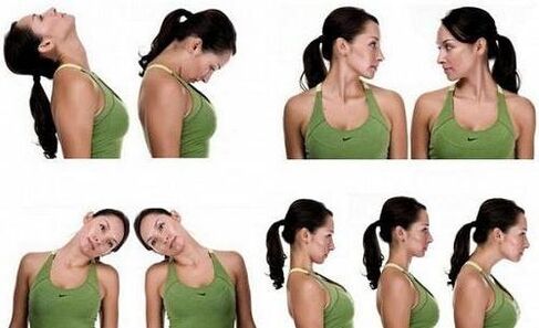 Gymnastics for the neck with osteoporosis